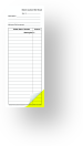 2 Part Duplicate Silent Auction Bid Sheet NARROW. 