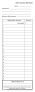 2 Part Duplicate Silent Auction Bid Sheet NARROW With "I Want It Now" 